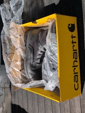Carhartt Black Work Sneakers with Dark Gray Panels